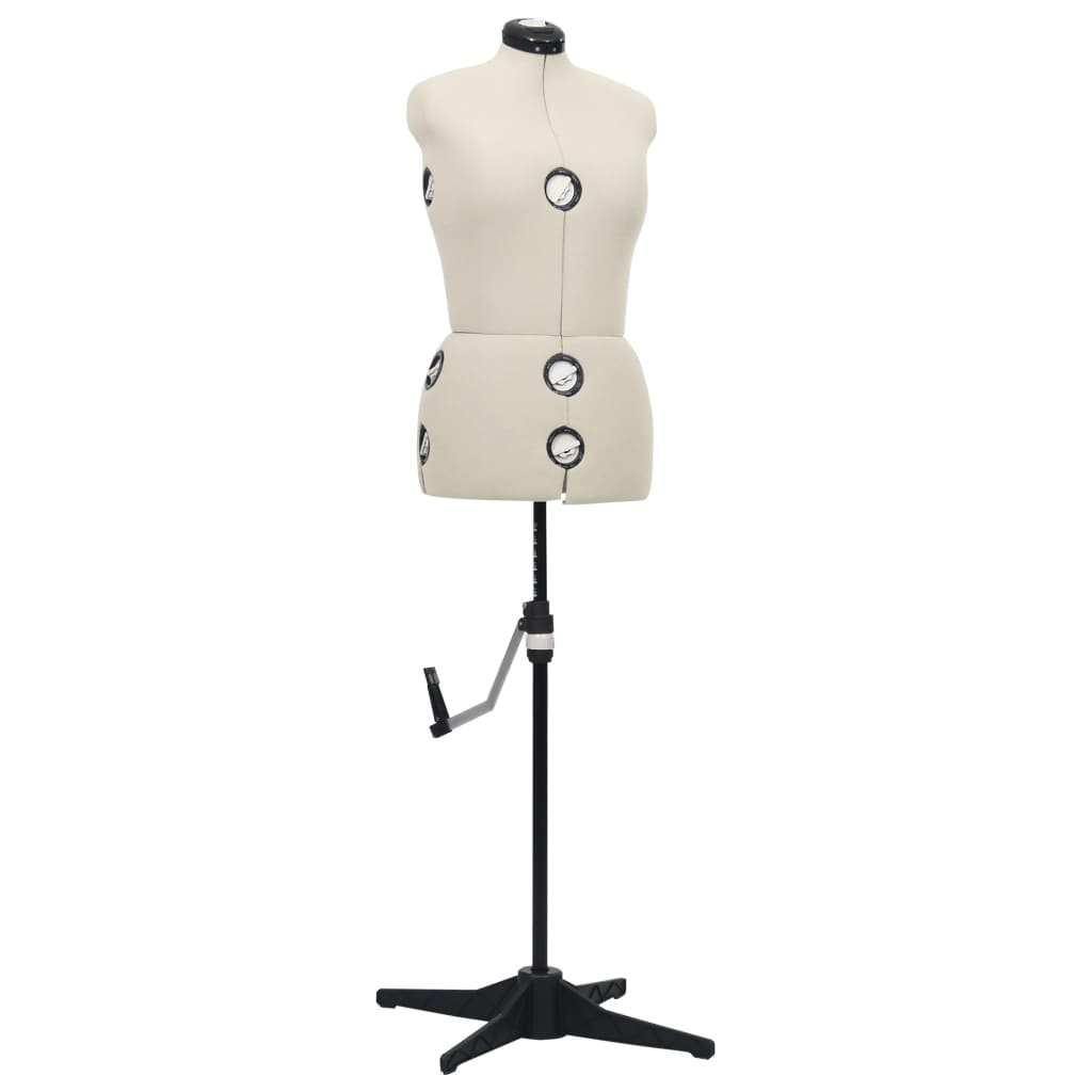 Adjustable Dress Form Female Cream M Size 40-46 - Tyrell & Tyrell