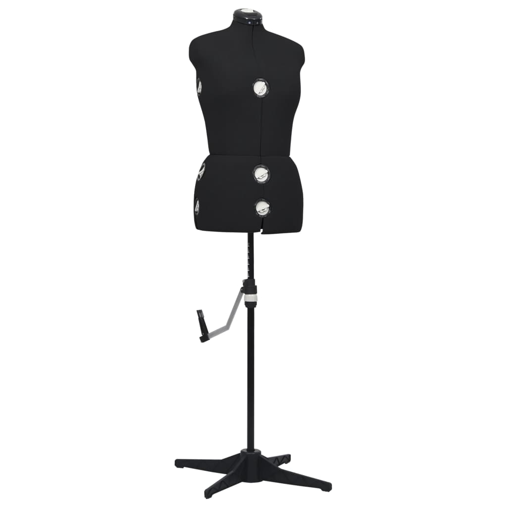 Adjustable Dress Form Female Black M Size 40-46 - R and M Furniture