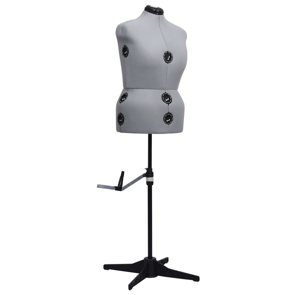 Adjustable Dress Form Female Grey L Size 44-50 - Discount Dealers