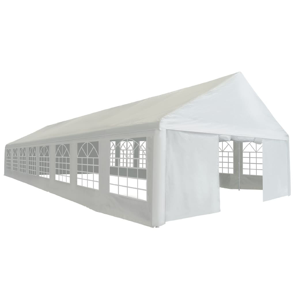 Party Tent PE 6x16 m White - Direct Imports