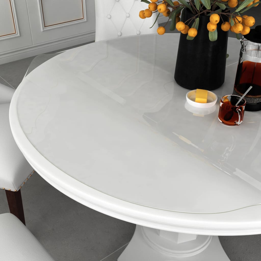 Table Protector Transparent Ã ̃ 90 cm 2 mm PVC - All Things Good