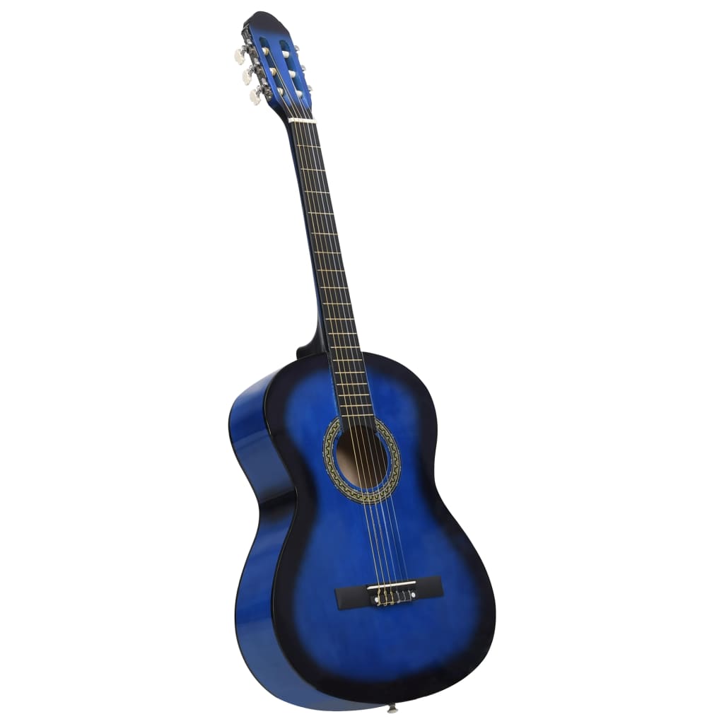 Classical Guitar for Beginner Blue 4/4 39" Basswood - The Home Maker