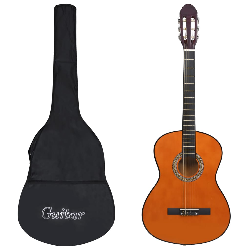 12 Piece Classical Guitar Beginner Set 4/4 39" - Millennium Furniture