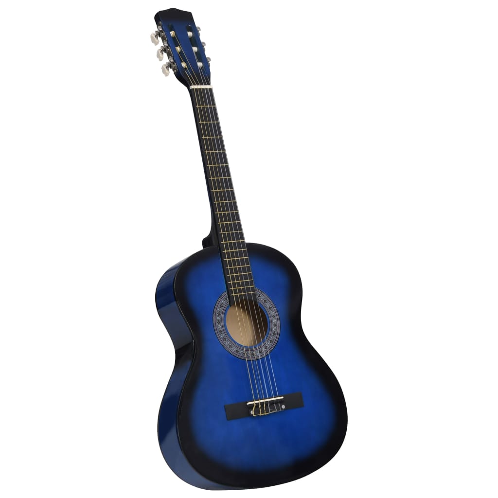 Classical Guitar for Beginner and Kids Blue 3/4 36" - Merkel Designers