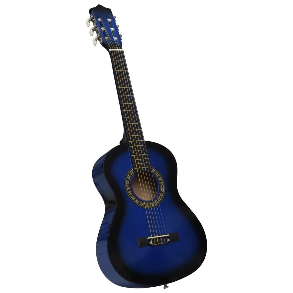 Classical Guitar for Beginner and Kids Blue 1/2 34" - Millennium Furniture