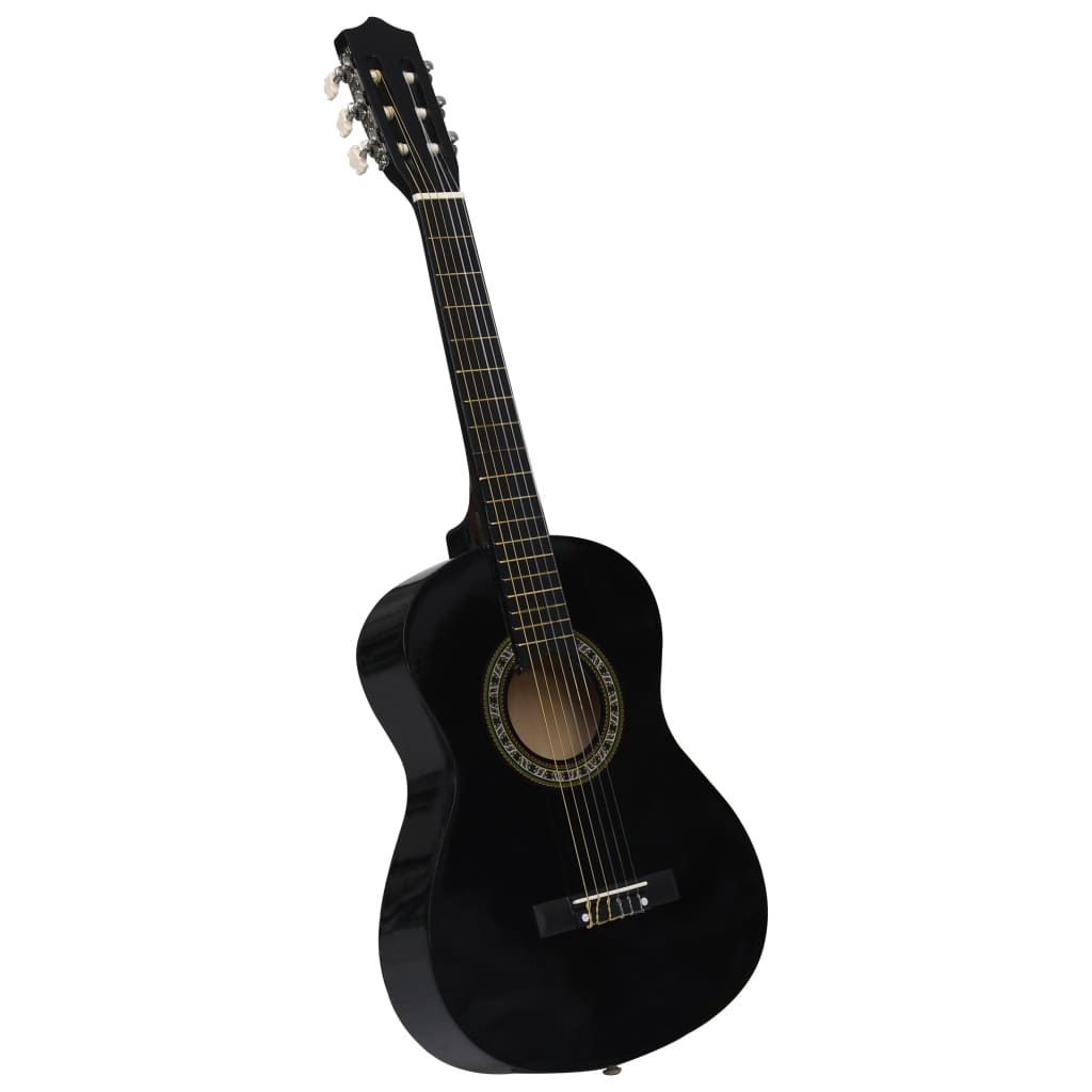 Classical Guitar for Beginner and Kids Black 1/2 34" - Millennium Furniture