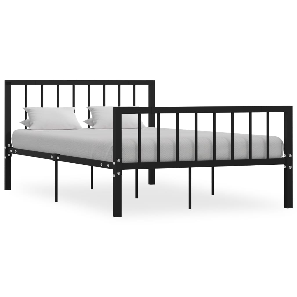 Bed Frame Black Metal 120x200 cm - Casper Homes