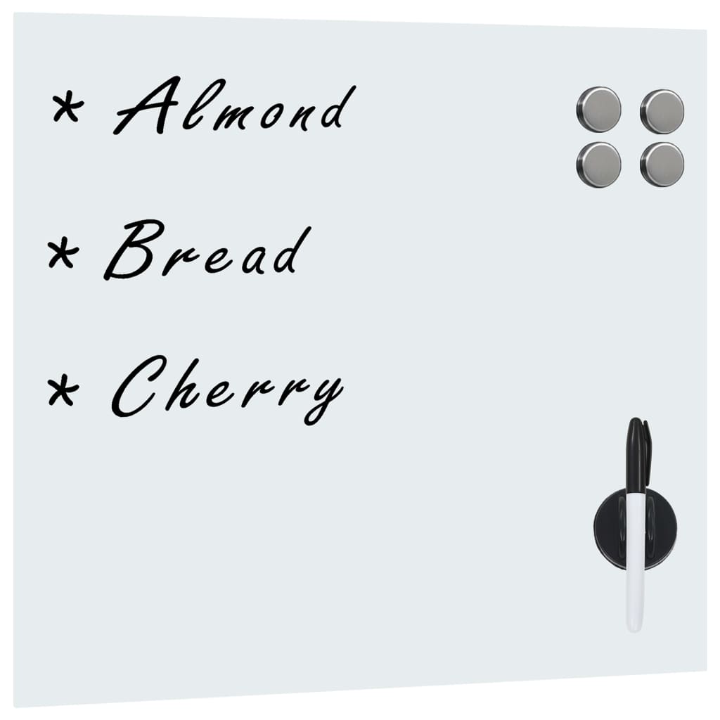 Wall Mounted Magnetic Board Glass 60x60 cm - Direct Imports