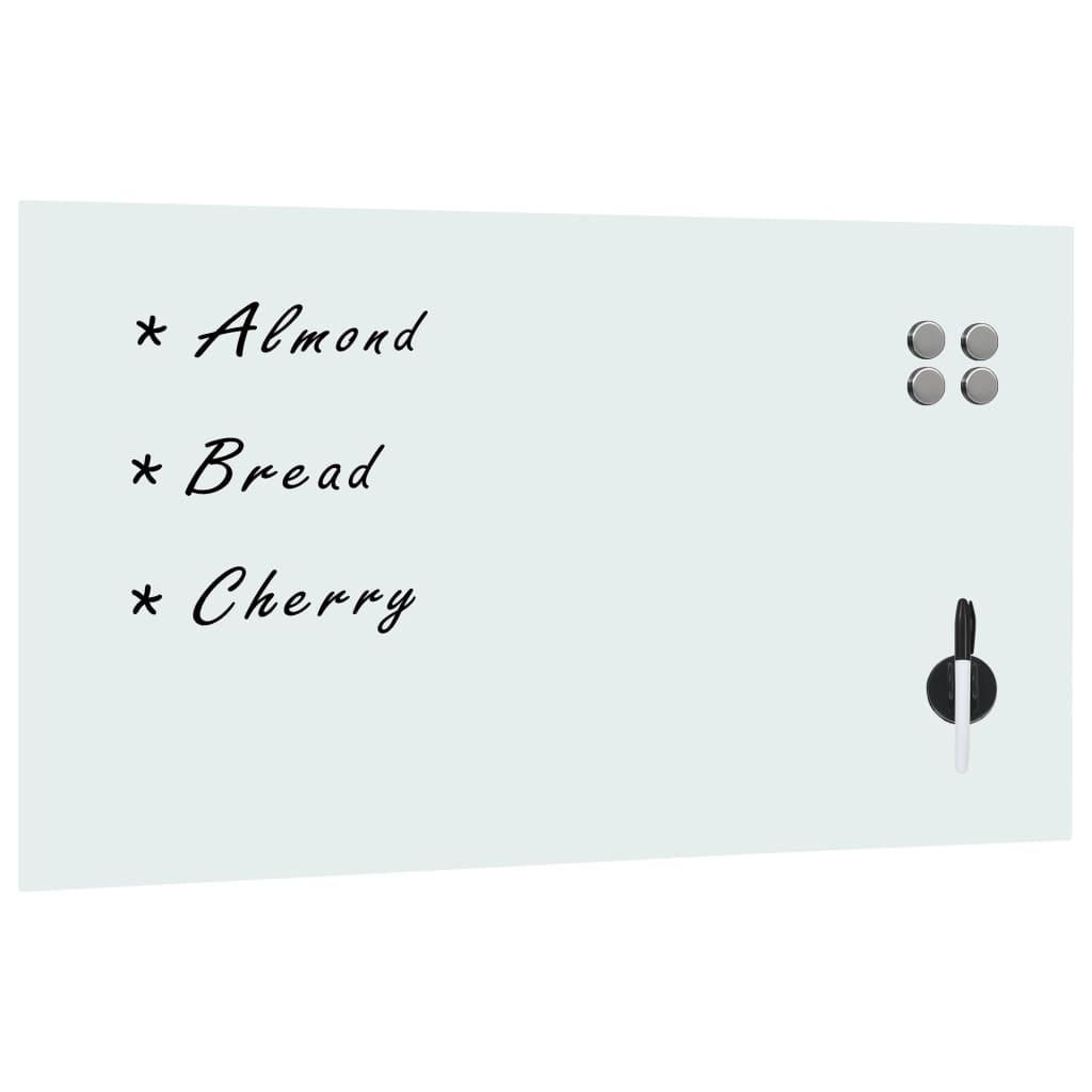 Wall Mounted Magnetic Board Glass 120x60 cm - All Things Good