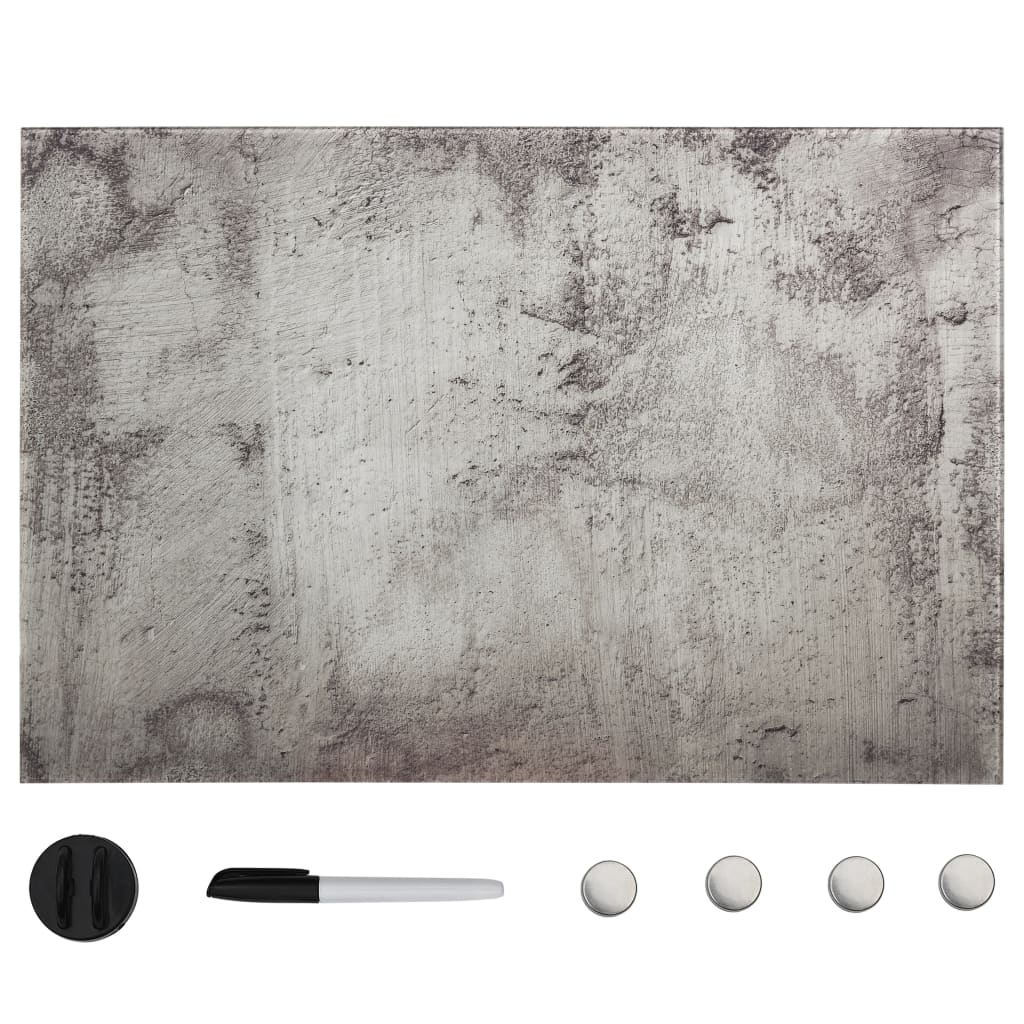 Wall Mounted Magnetic Board Glass 60x40 cm - Tyrell & Tyrell