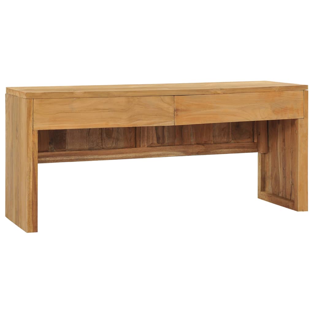 TV Cabinet 100x35x45 cm Solid Teak Wood - All Things Good