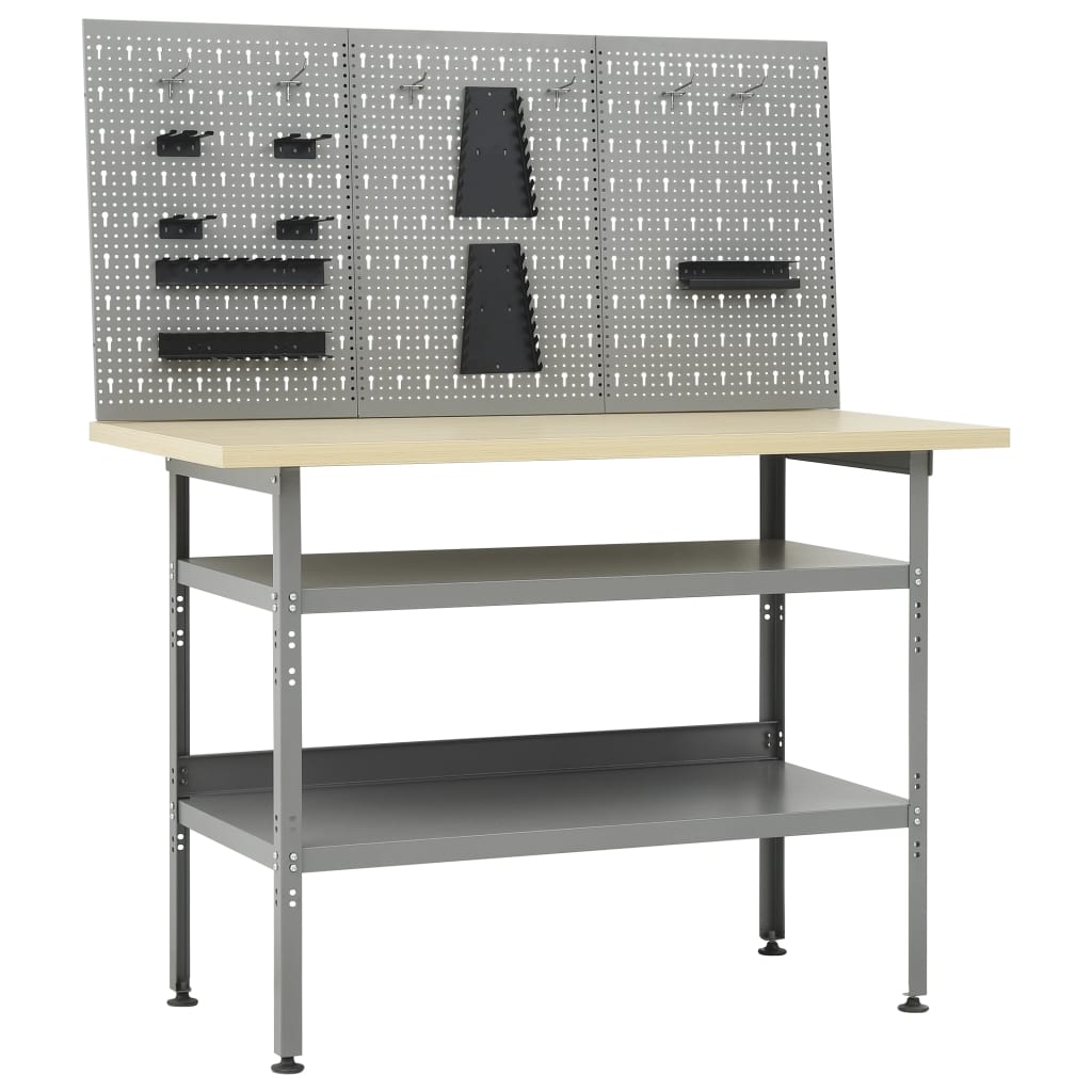 Workbench with Three Wall Panels - All Things Good