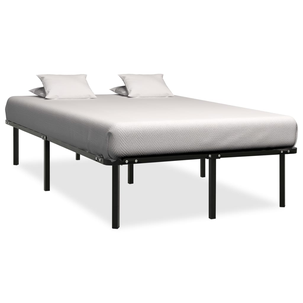 Bed Frame Black Metal 180x200 cm Super King - Casper Homes