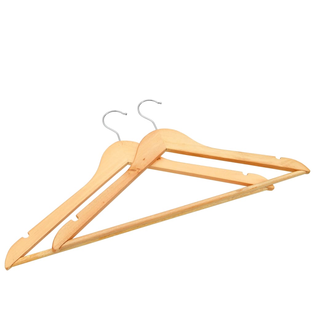 20 pcs Clothes Hanger Set Non-slip Hardwood - Sid & Sam