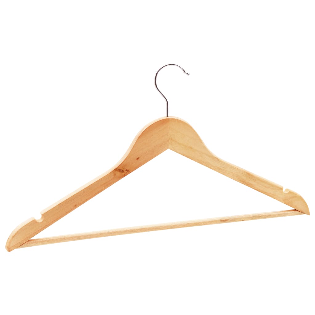 50 pcs Clothes Hanger Set Non-slip Hardwood - Tyrell & Tyrell