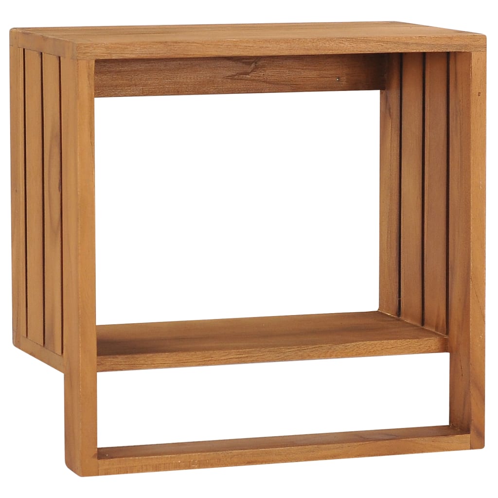 Wall-mounted Towel Rack 35x20x35 cm Solid Teak Wood - Discount Dealers