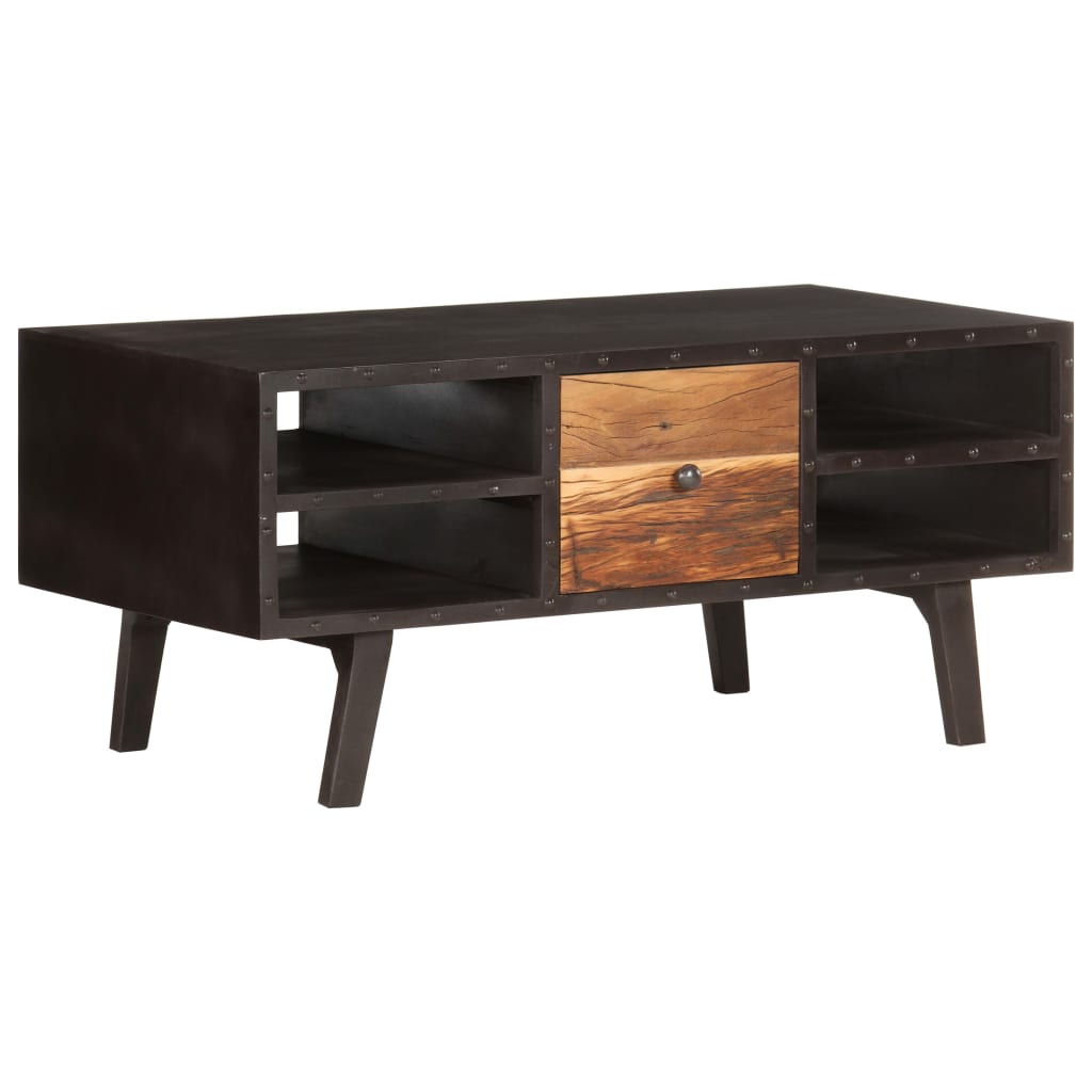 Coffee Table 100x50x45 cm Solid Reclaimed Wood - Style and Chic
