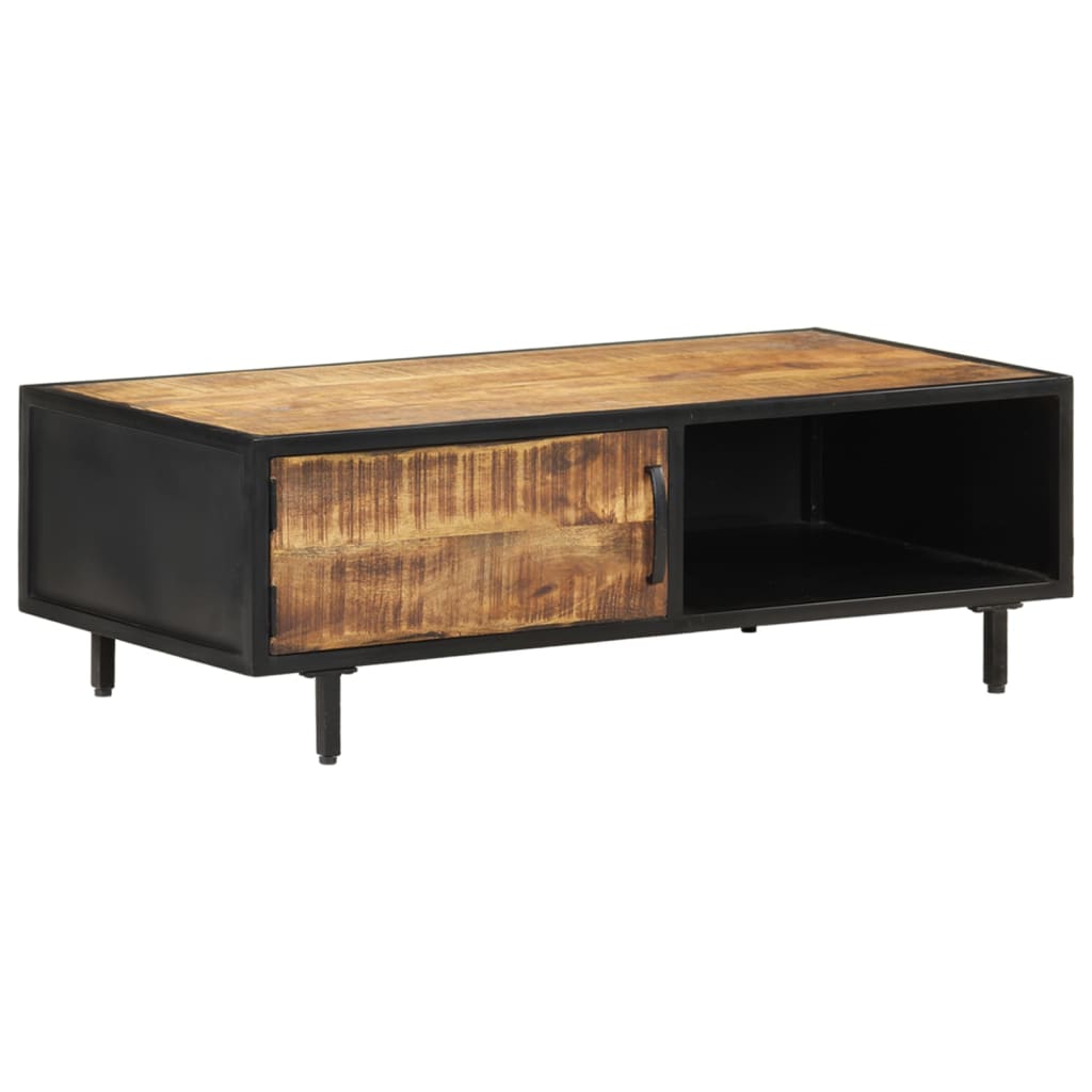 Coffee Table 105x50x35 cm Rough Mango Wood - Sid & Sam