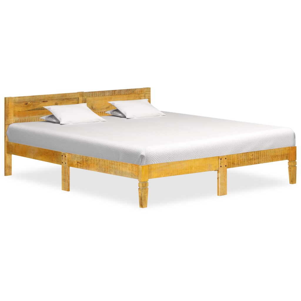 Bed Frame Solid Mango Wood 180 cm 6FT Super King - Sid & Sam