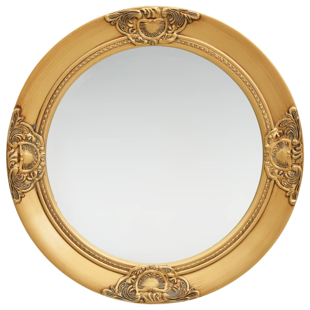 Wall Mirror Baroque Style 50 cm Gold - Sid & Sam