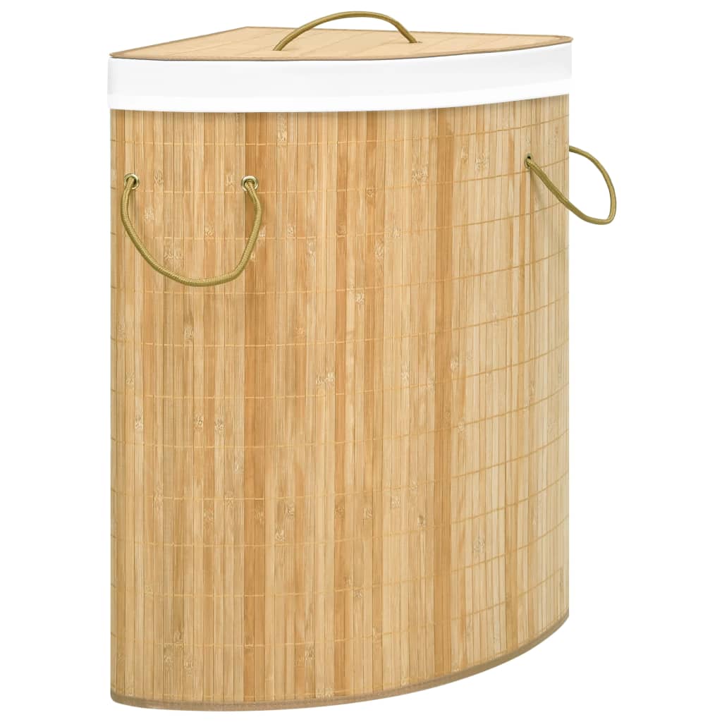Bamboo Corner Laundry Basket 60 L - Brittle & Co