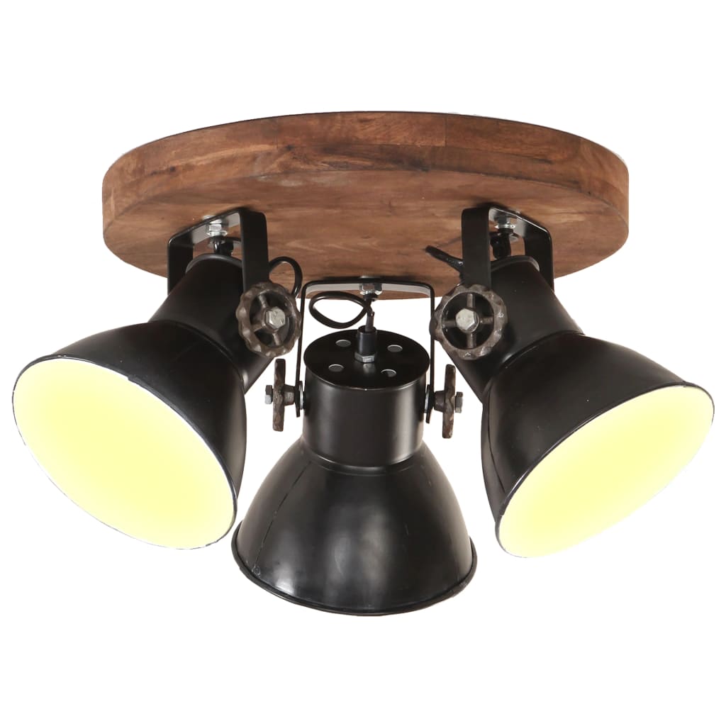 Industrial Ceiling Lamp 25 W Black 42x27 cm E27 - R and M Furniture