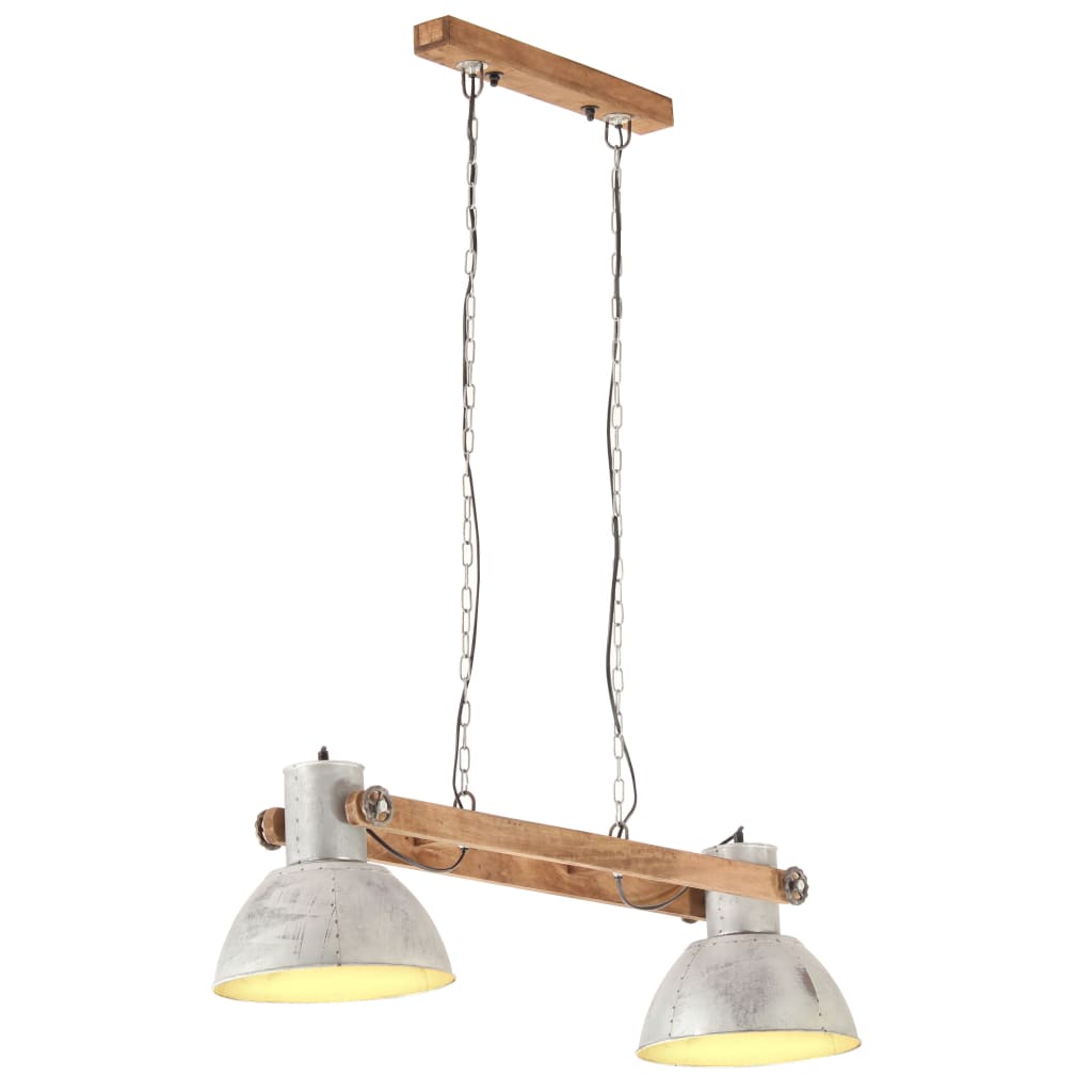 Industrial Hanging Lamp 25 W Silver 109 cm E27 - Sid & Sam