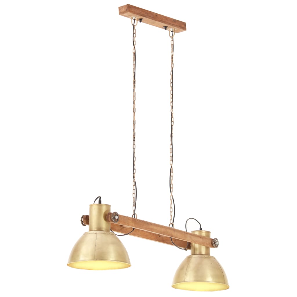 Industrial Hanging Lamp 25 W Brass 109 cm E27 - Sid & Sam