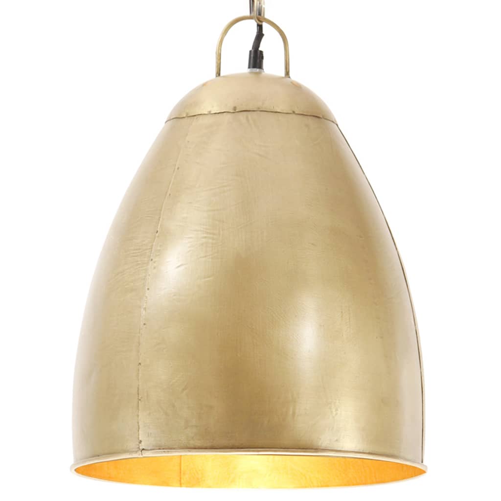 Industrial Hanging Lamp 25 W Brass Round 32 cm E27 - Sid & Sam