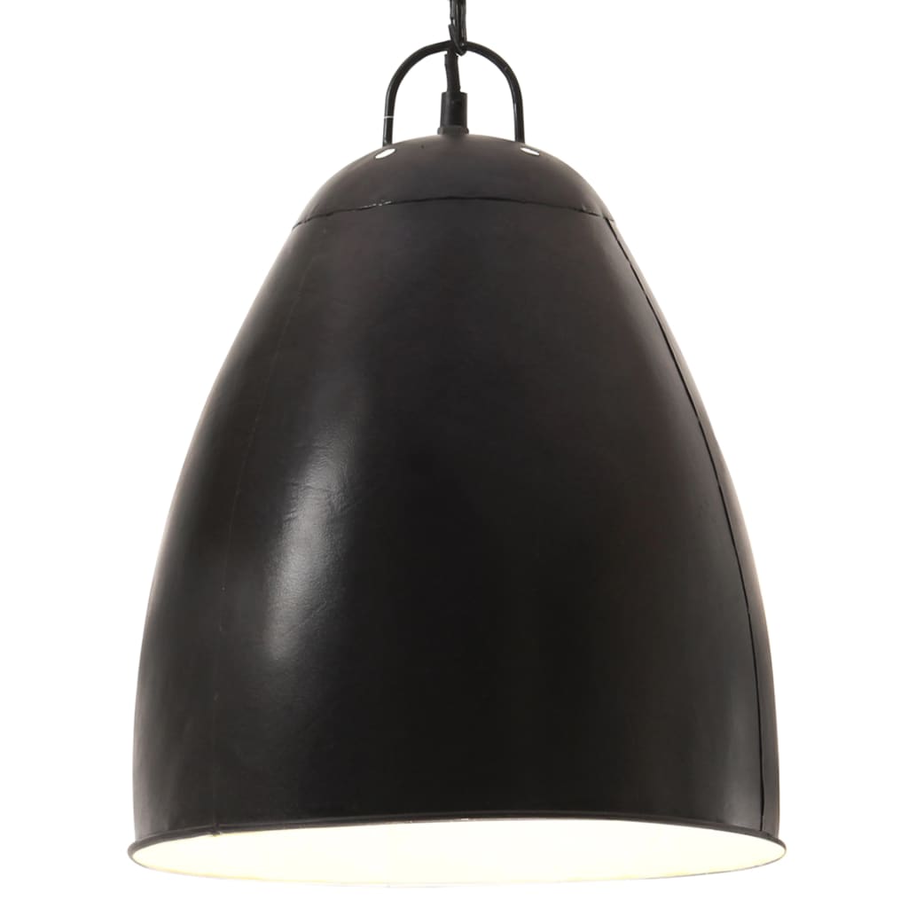 Industrial Hanging Lamp 25 W Black Round 32 cm E27 - Style and Chic