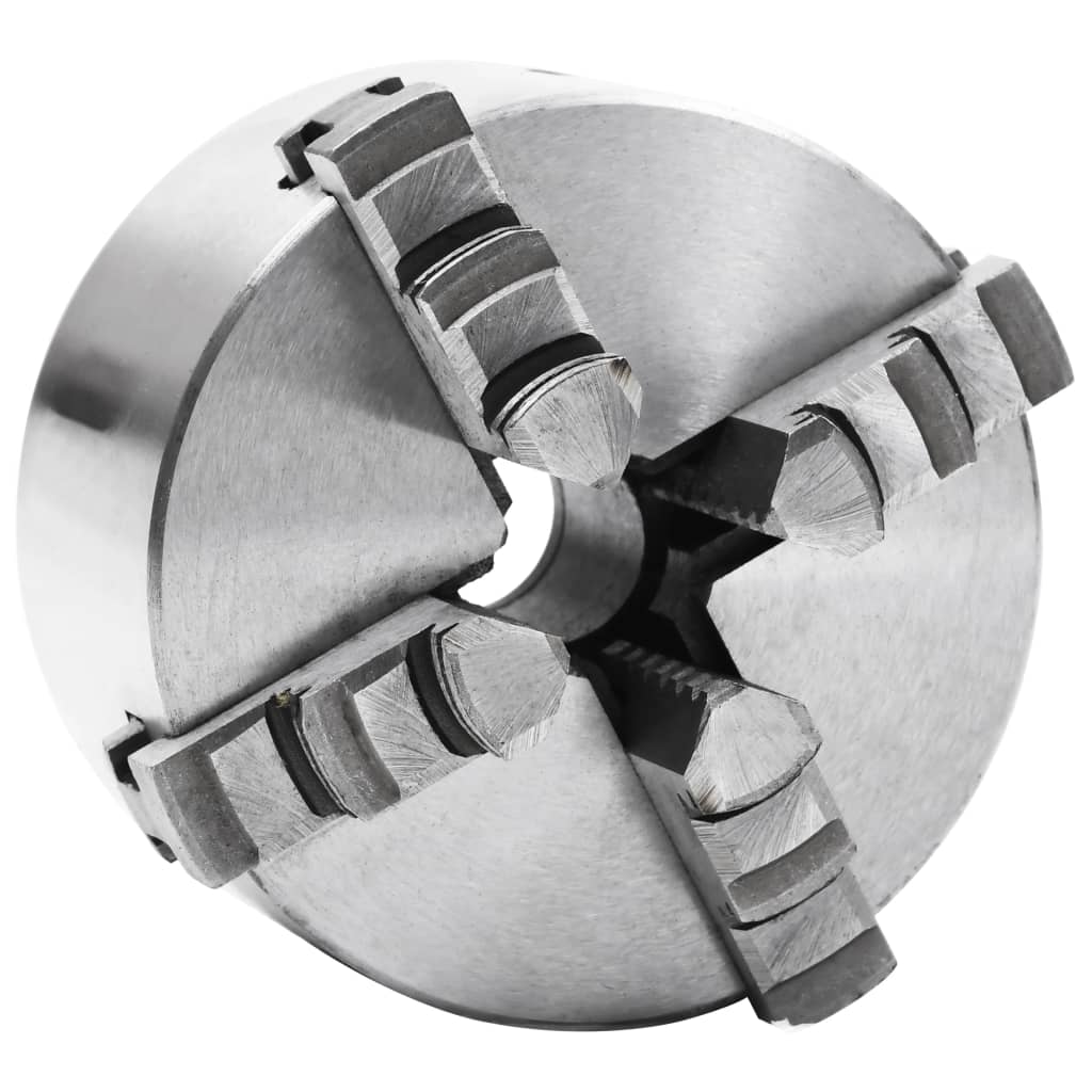 4 Jaw Self-Centering Lathe Chuck 100 mm Steel - Merlin Deals
