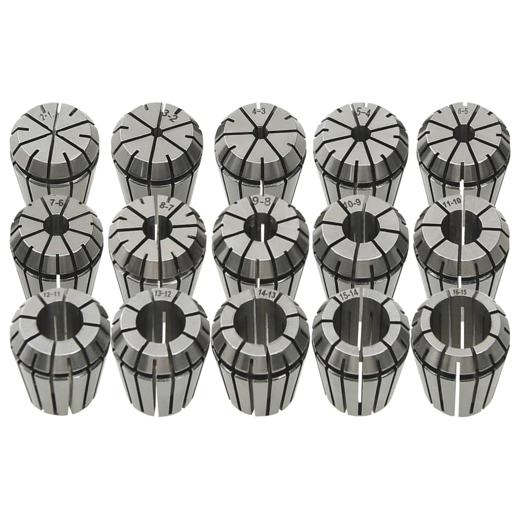 ER25 Collets 15 pcs Turning Tool Set - Merkel Designers