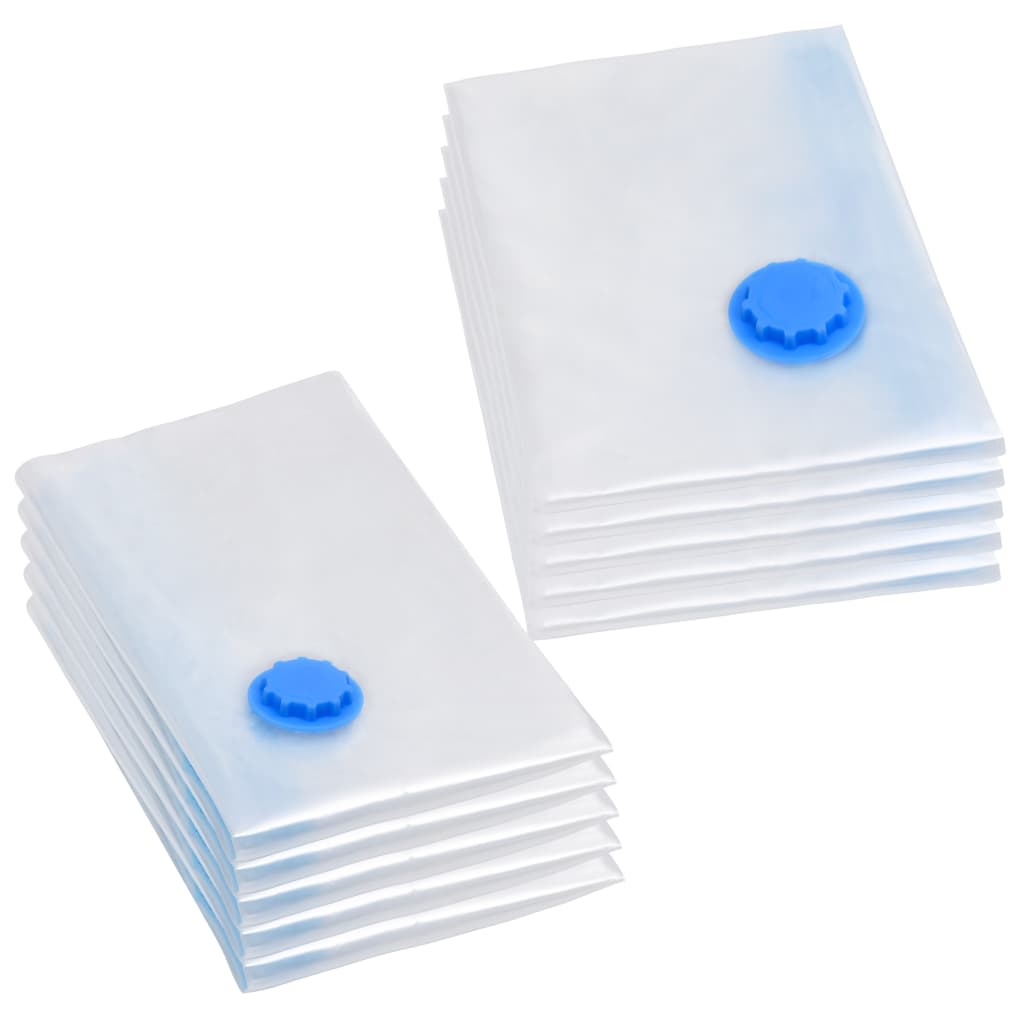 Vacuum Travel Storage Bags Clothing Bags 2 Sizes 10 pcs - Direct Imports