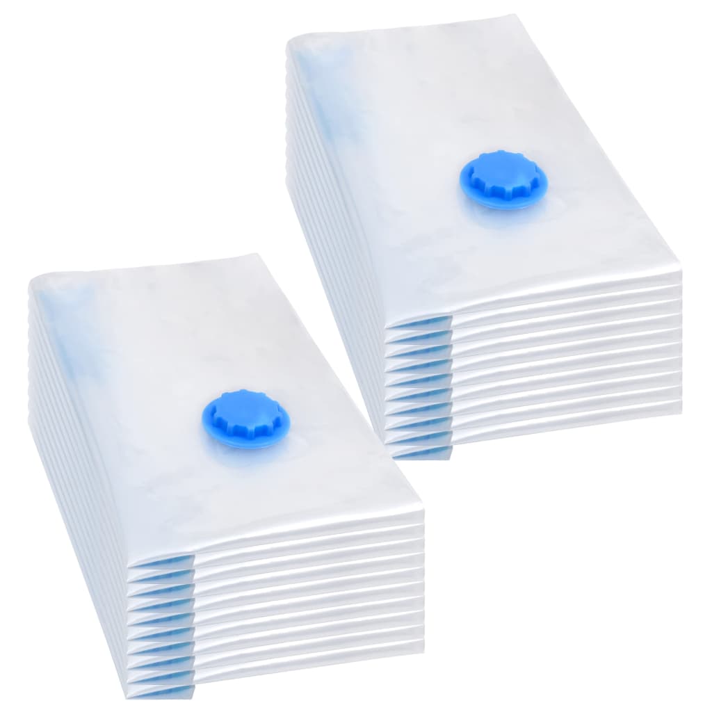 Vacuum Travel Storage Bags Clothing Bags 60x40 cm 20 pcs - Merlin Deals
