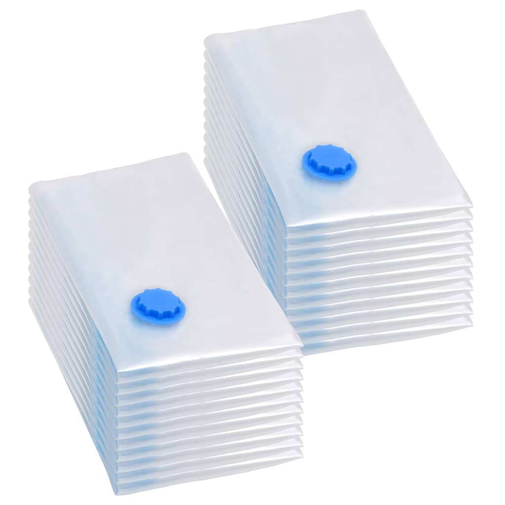 Vacuum Travel Storage Bags Clothing Bags 80x60 cm 20 pcs - Decor Base