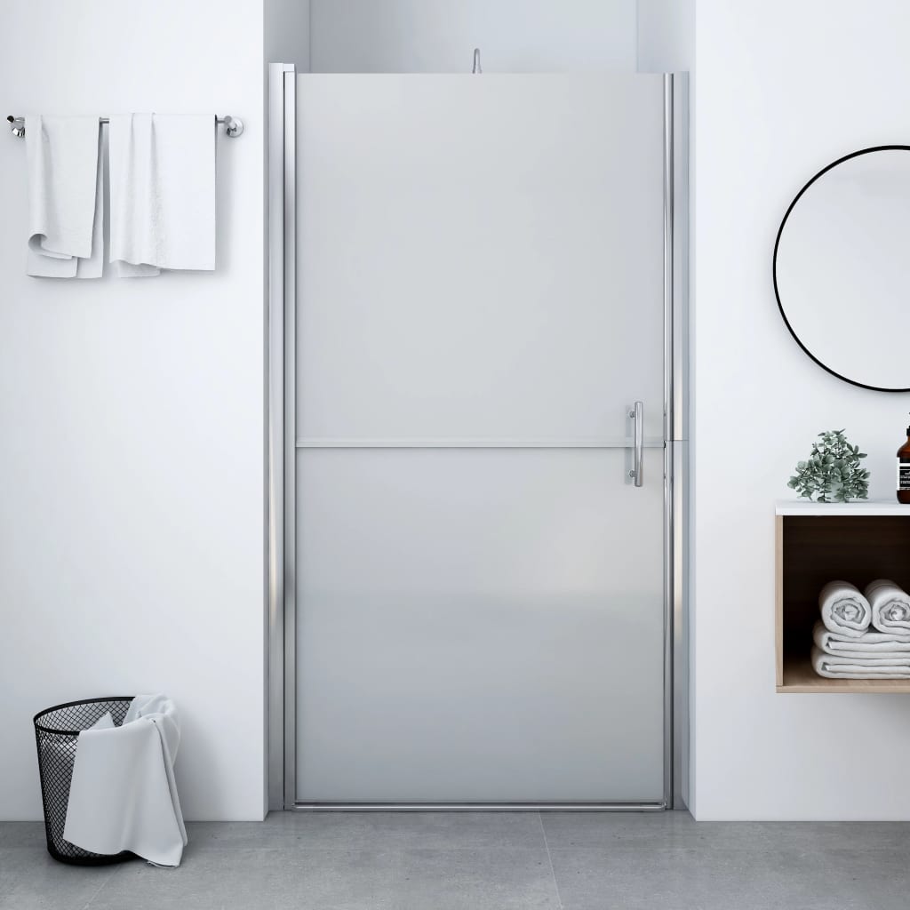 Shower Door Frost Tempered Glass 91x195 cm - The Home Maker