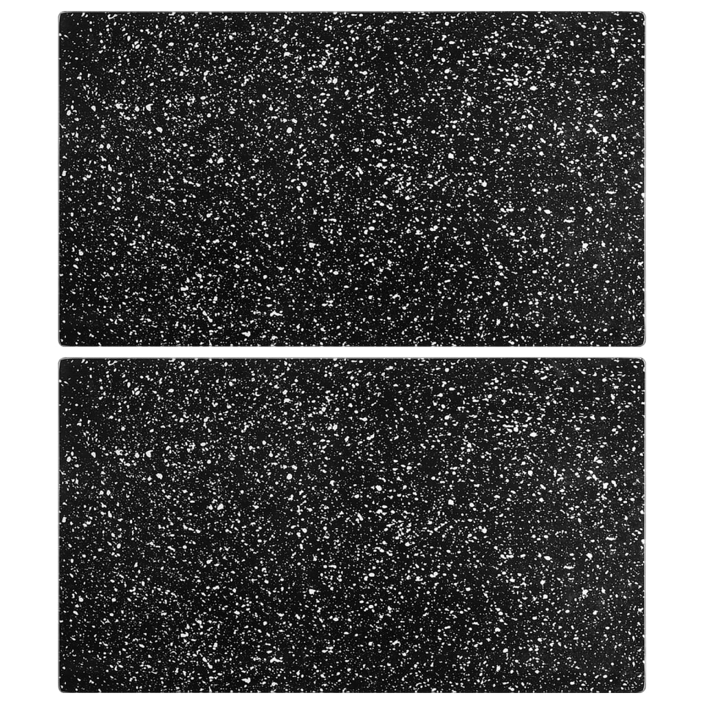 Chopping Boards 2 pcs with Granite Pattern Tempered Glass - Tyrell & Tyrell