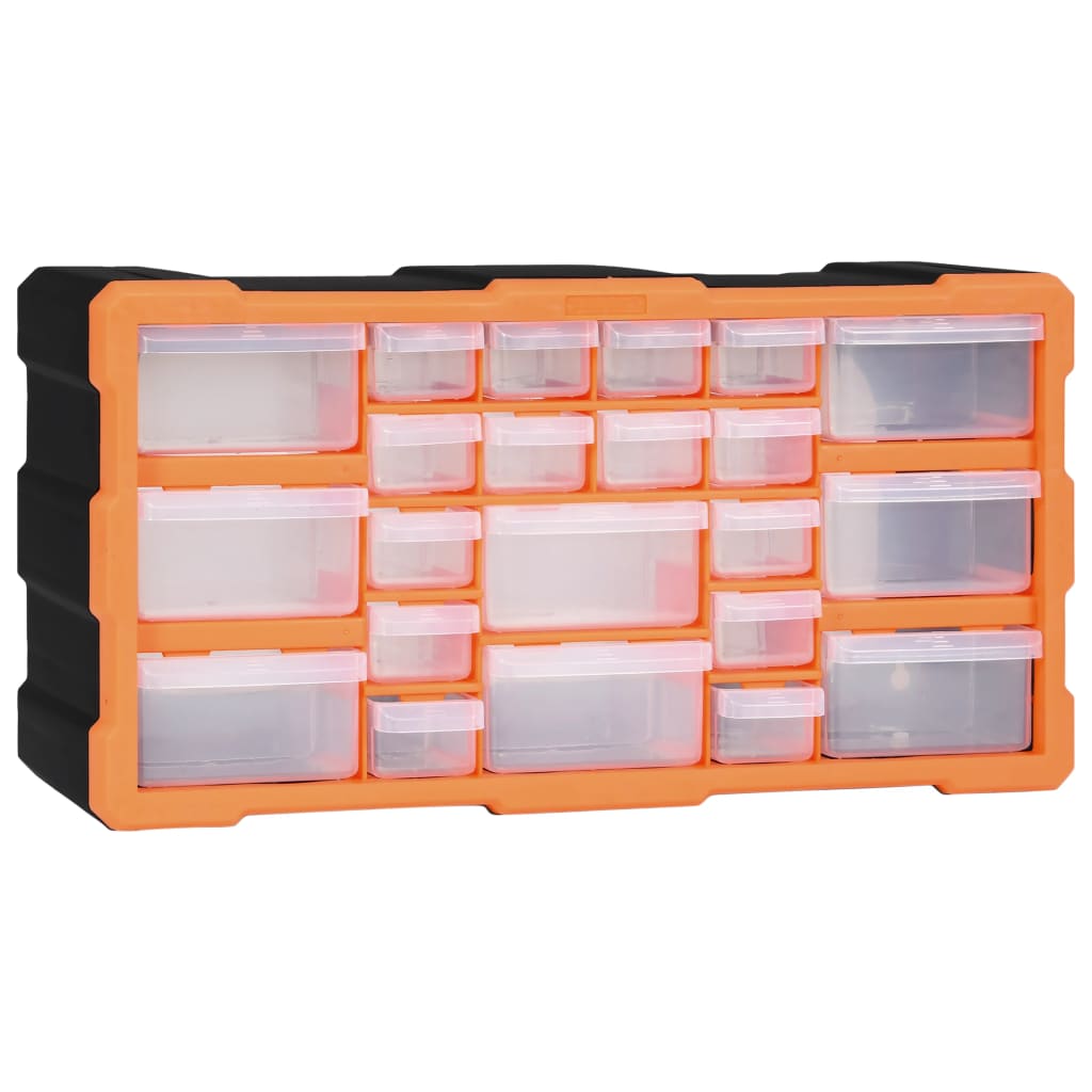 Multi-drawer Organiser with 22 Drawers 49x16x25.5 cm - Design Hut