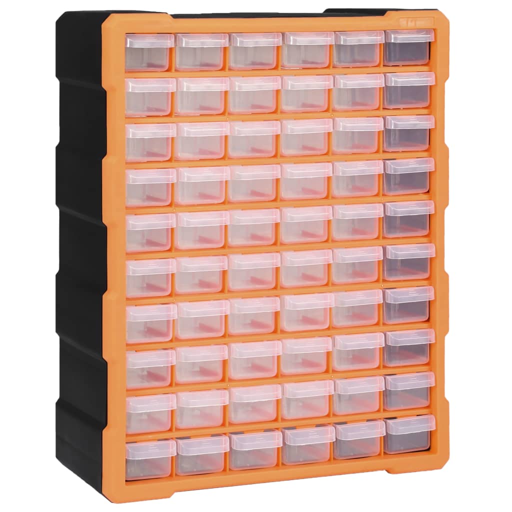 Multi-drawer Organiser with 60 Drawers 38x16x47.5 cm - Merlin Deals
