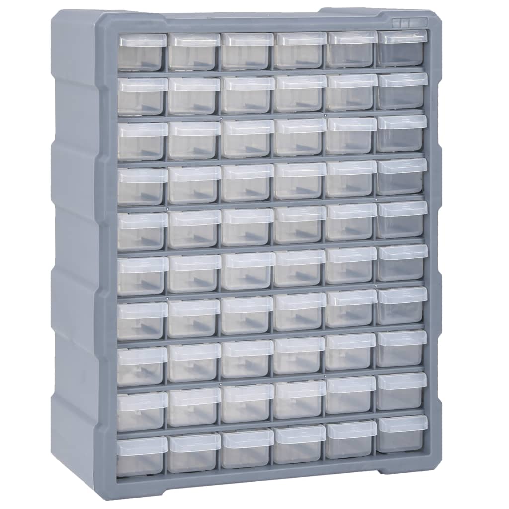 Multi-drawer Organiser with 60 Drawers 38x16x47.5 cm - Casper Homes