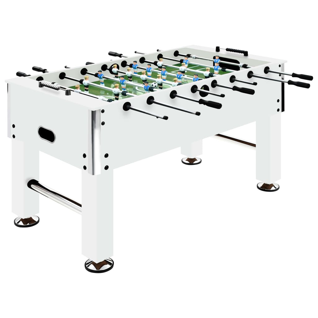 Football Table Steel 60 kg 140x74.5x87.5 cm White - R and M Furniture