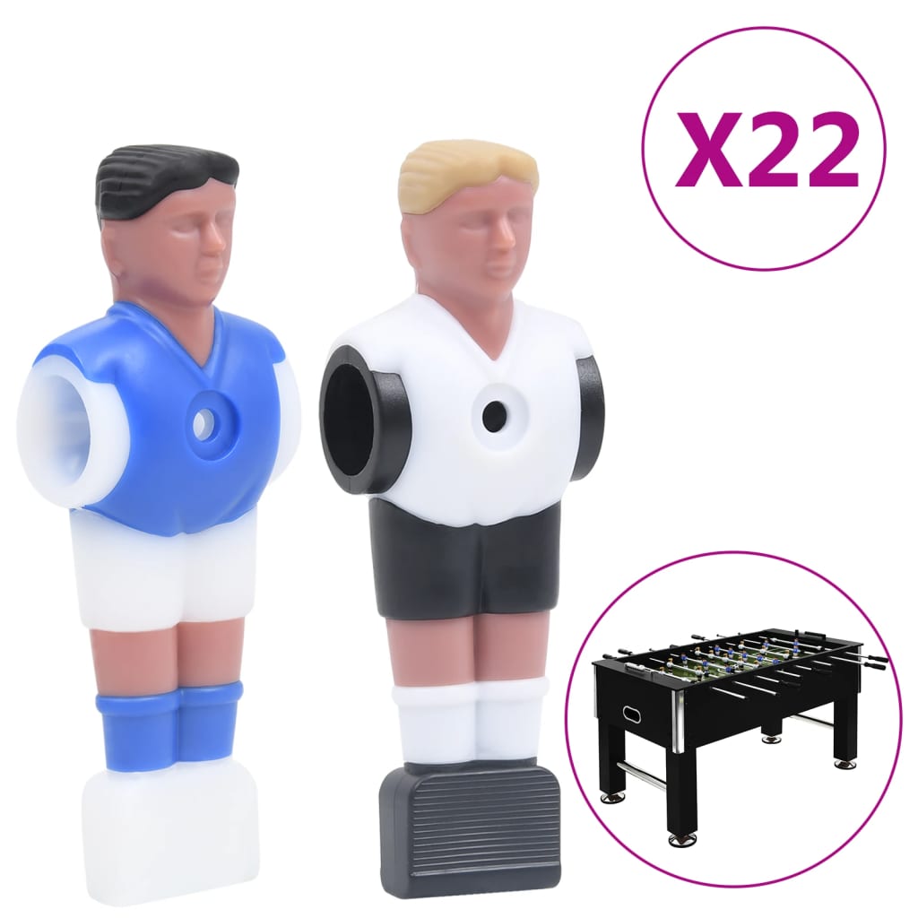 Football Table Players for 15.9 mm Rod 22 pcs - Sid & Sam