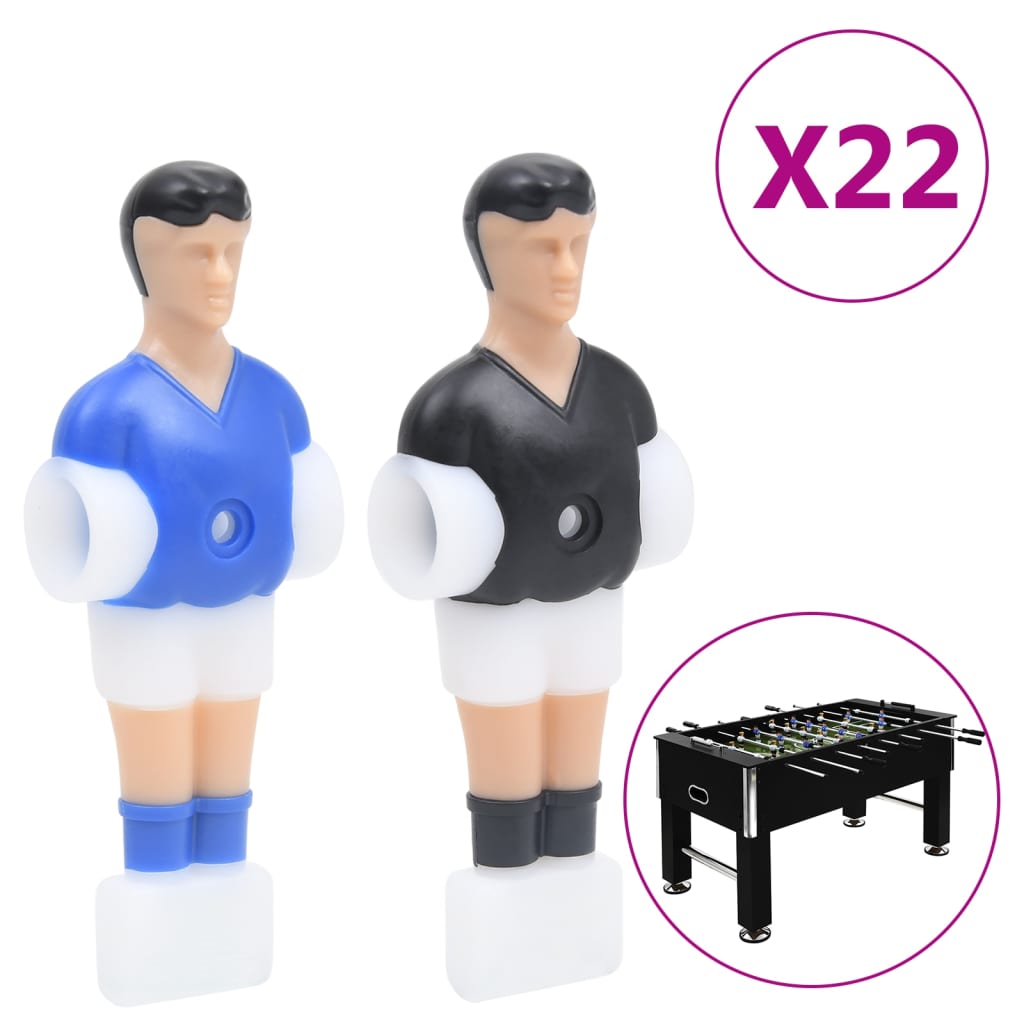 Football Table Players for 12.7 mm Rod 22 pcs - R and M Furniture