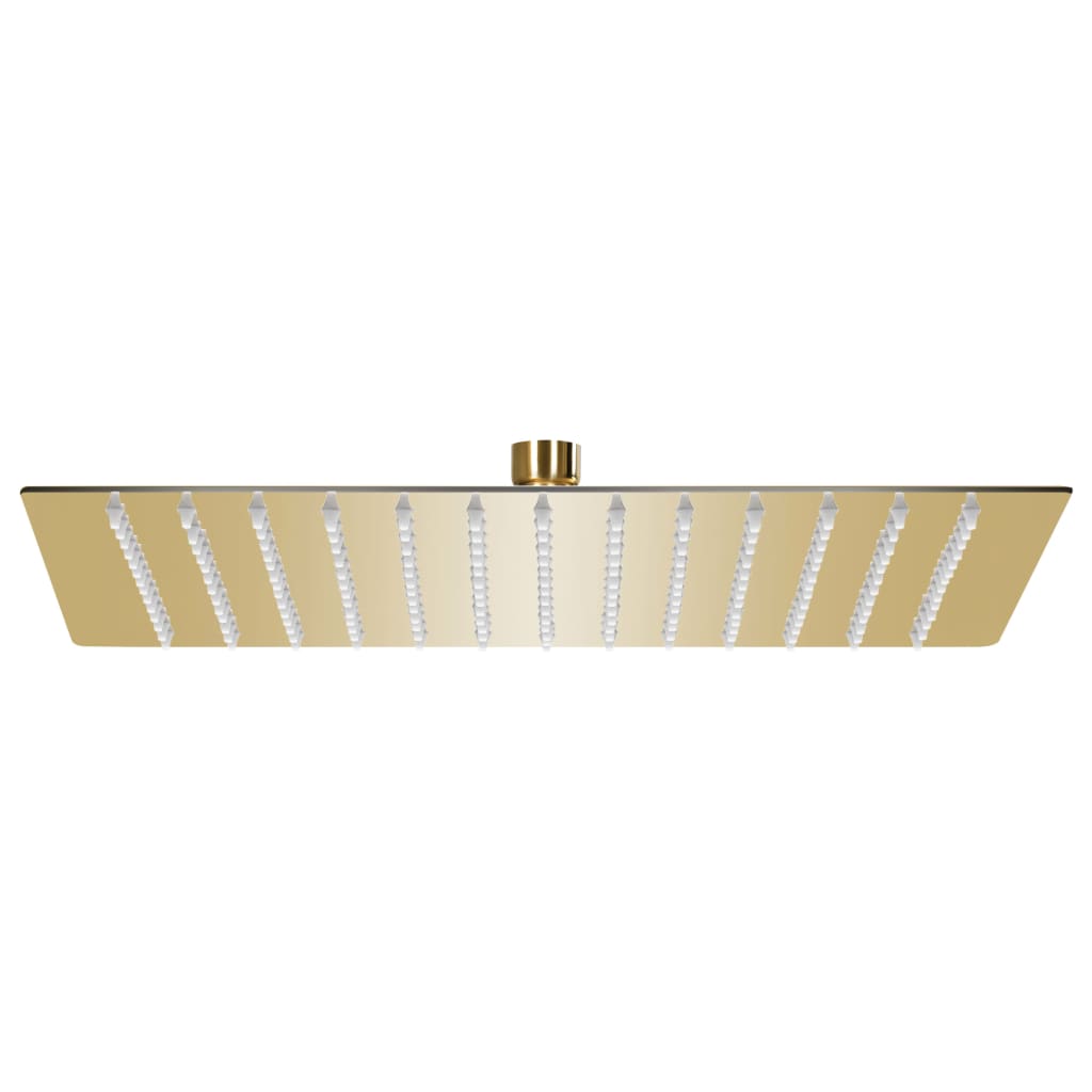 Rain Shower Head Stainless Steel 30x30cm Square Gold - Brittle & Co