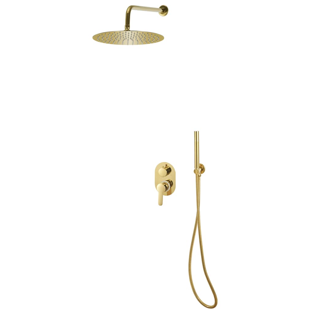 Shower System Stainless Steel 201 Gold - R and M Furniture