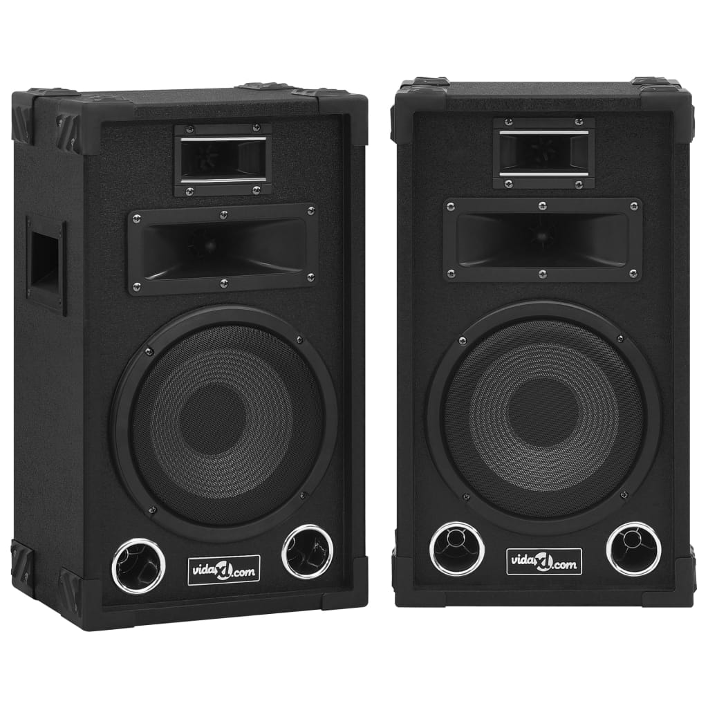Professional Passive Hifi Stage Speakers 2 pcs 800 W Black - The Home Maker
