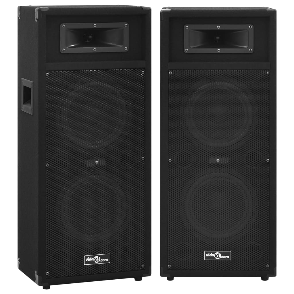 Professional Passive Hifi Stage Speakers 2 pcs 1000 W Black - Merlin Deals