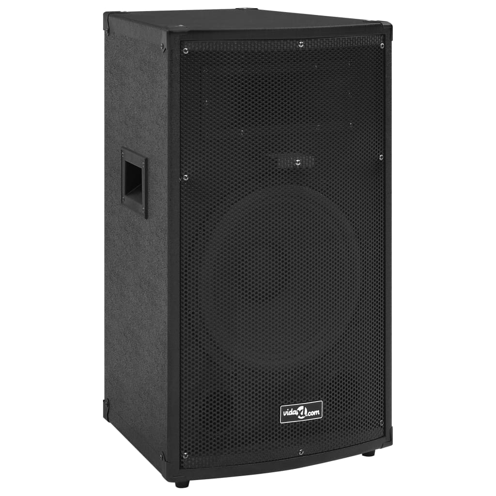 Professional Passive Hifi Stage Speaker 1000 W Black 37x37x64cm - Style and Chic