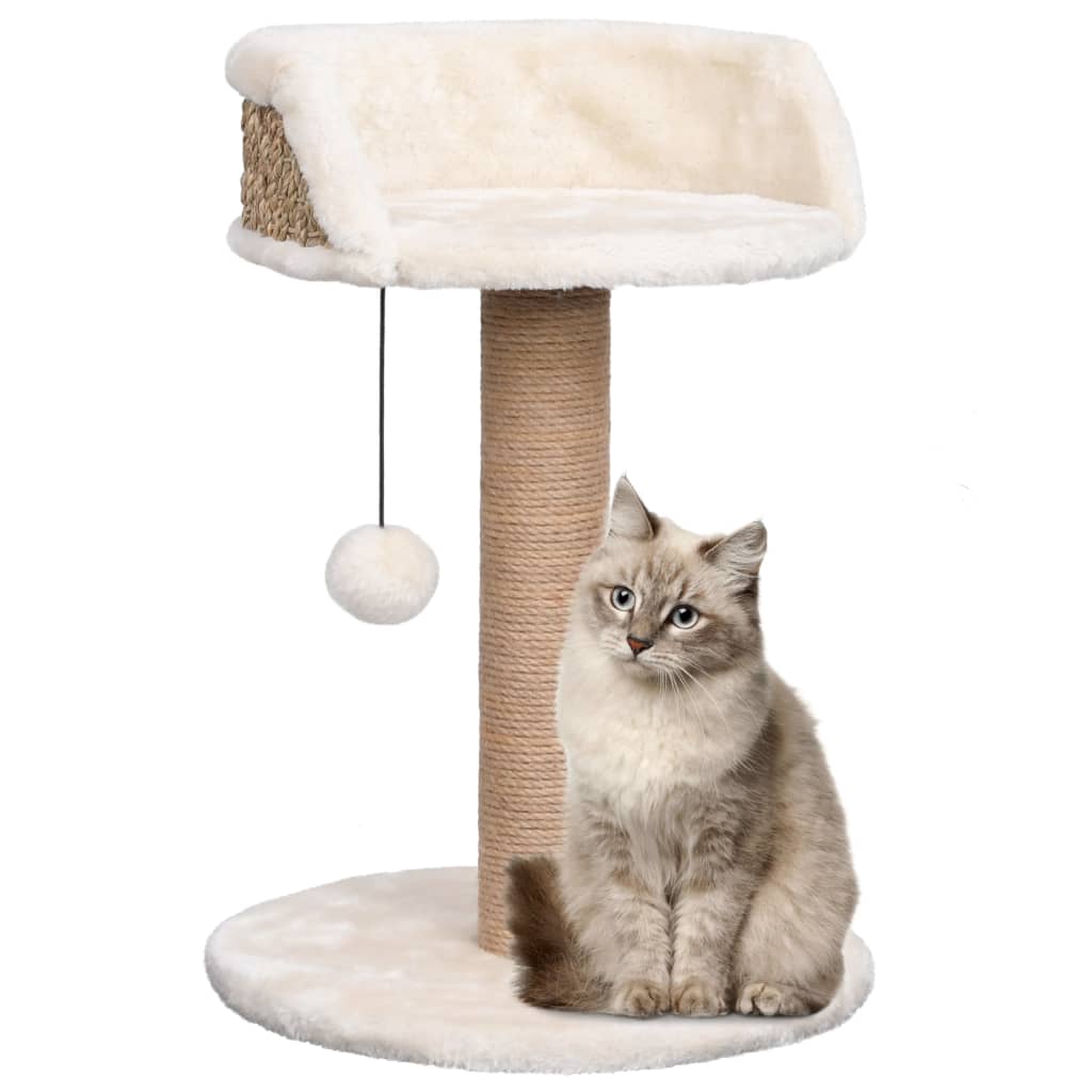 Cat Tree with Scratching Post 49 cm Seagrass - Sid & Sam