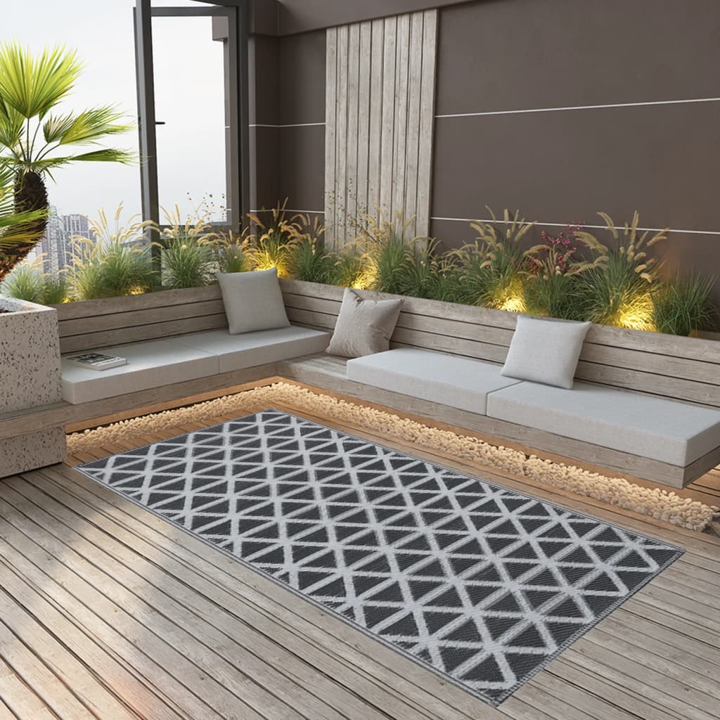 Outdoor Carpet Black 120x180 cm PP - Unbeatable Bargains